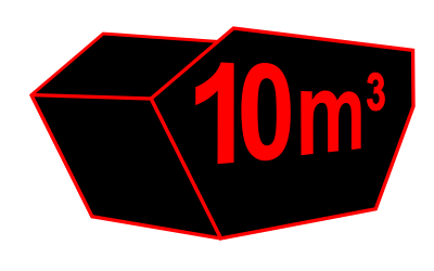 Absetzmulde mit 10 Kubikmeter der Hügelland GmbH