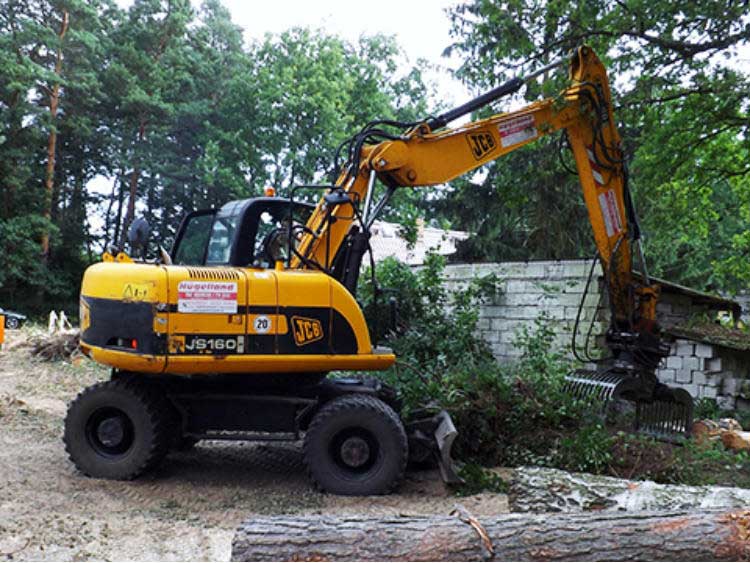 Mobilbagger der Hügelland GmbH